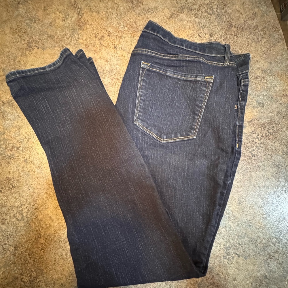 Old Navy Dark Blue Straight Leg Women’s Jeans